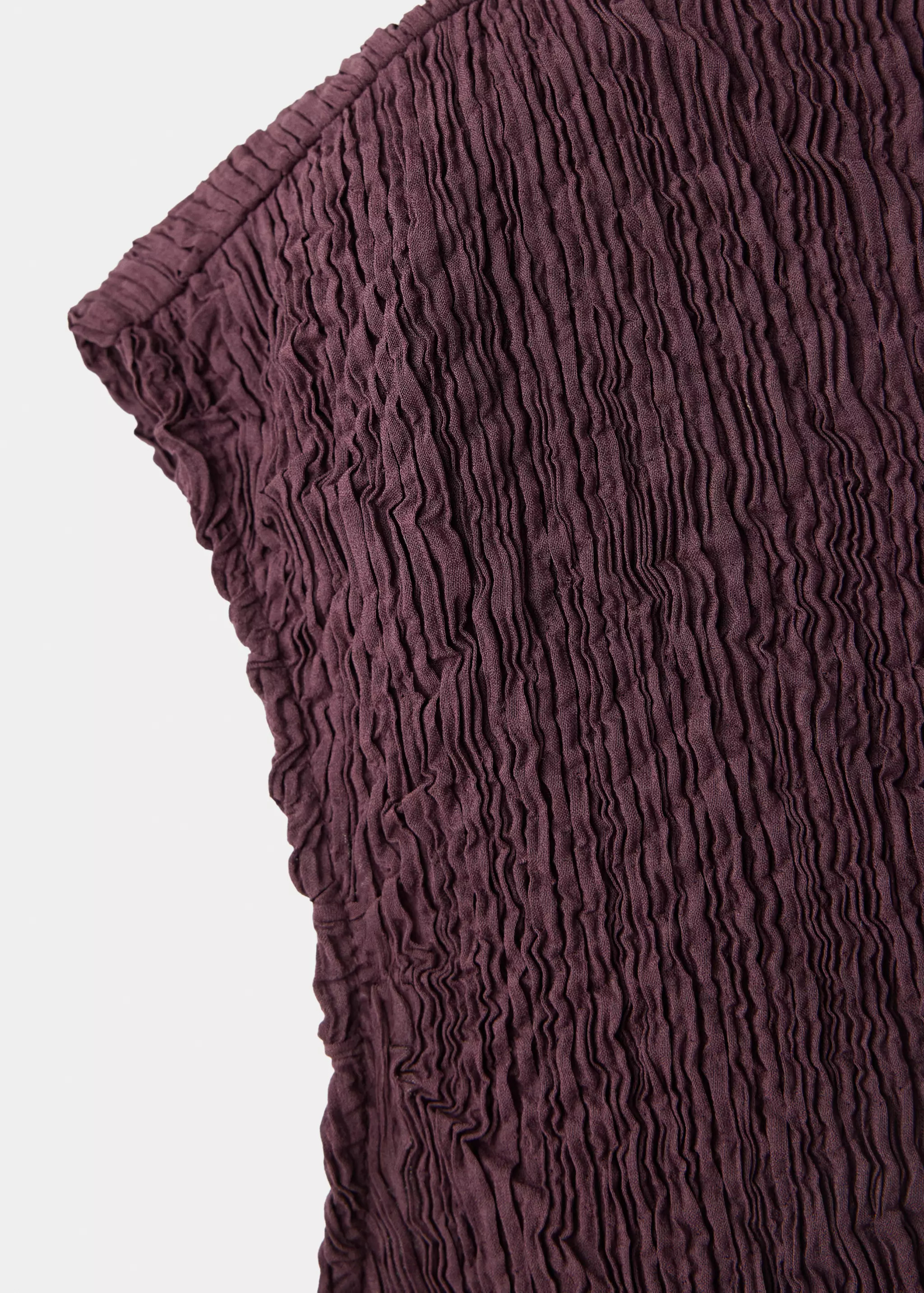 Kombiniertes A-Linien-Kleid mit Struktur | Mango EU