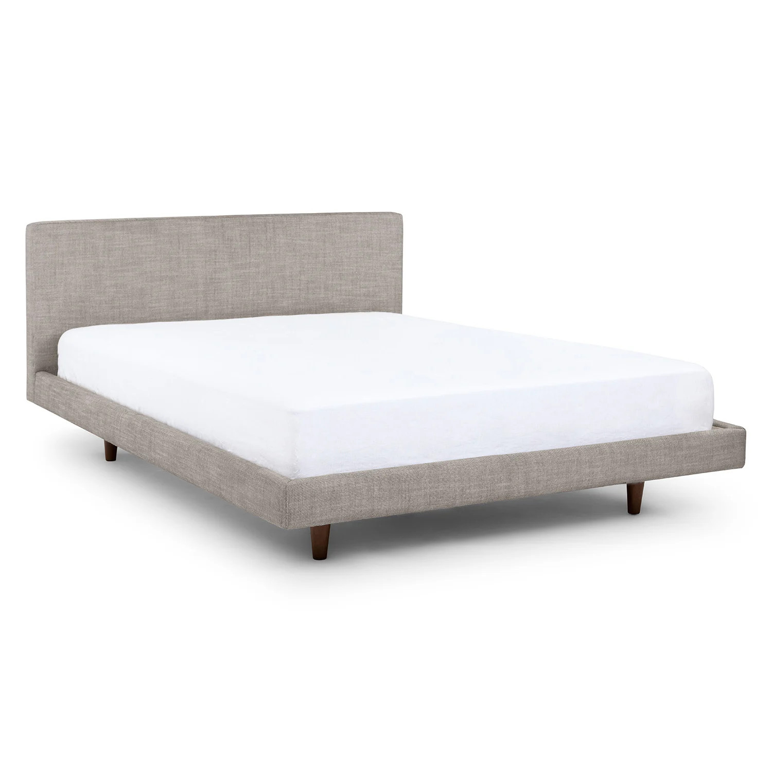 Tessu Queen Low Profile Upholstered Bed - Glaze Gray | Article