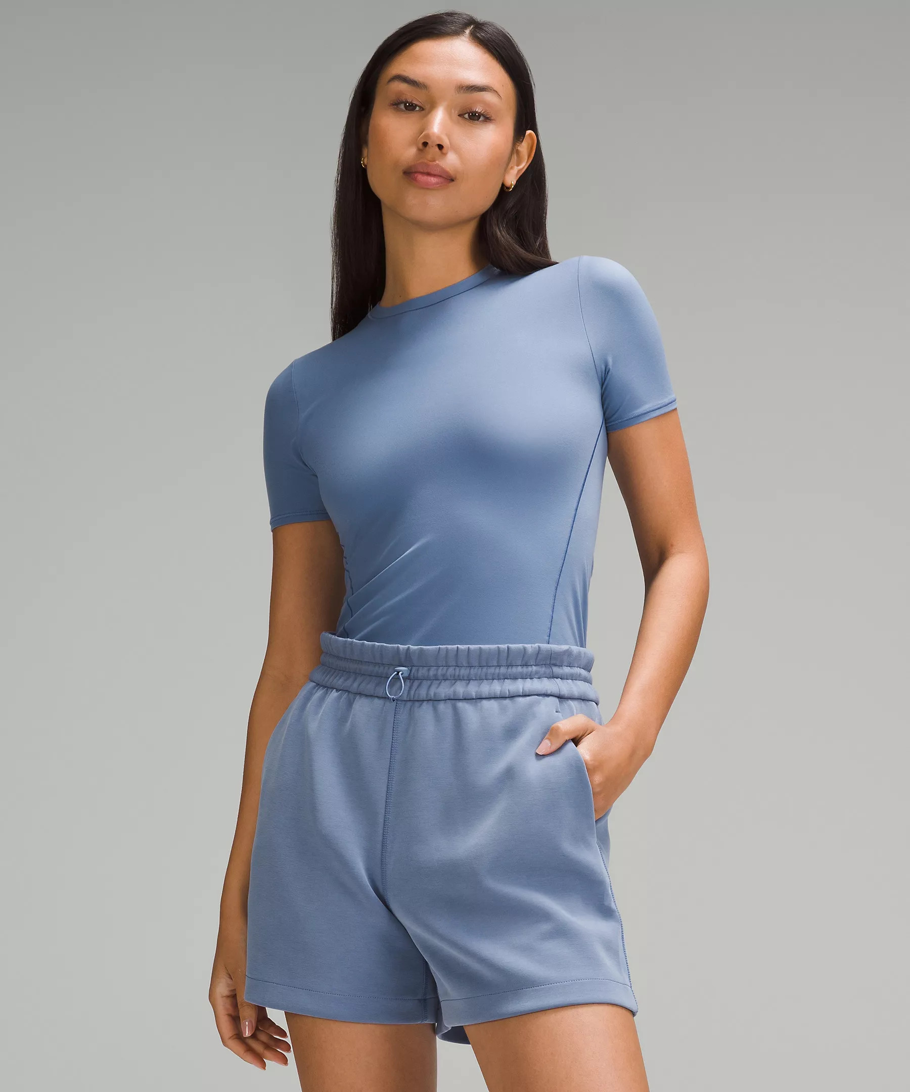 Wundermost Ultra-Soft Nulu Hip-Length Crew Short-Sleeve Shirt | Lululemon (US)