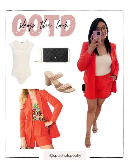 Summer-like weather calls for a summer-like outfit. I had been searching for a blazer and shorts set since last summer and I finally got one! Perfect for date night or brunch. But also, very work appropriate if you pair it with loafers. 

#LTKsalealert #LTKSeasonal #LTKworkwear