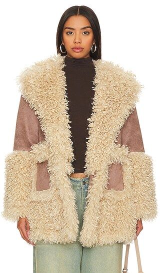 Gstaad Jacket in Brown | Revolve Clothing (Global)