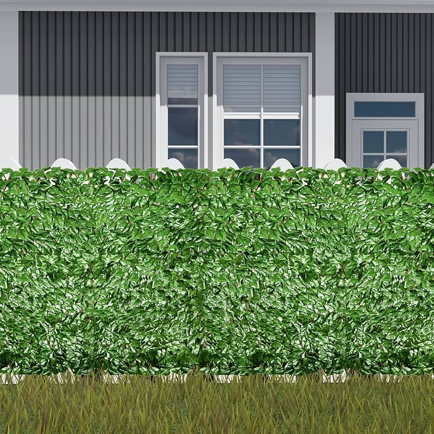 SunnyRoyal Artificial Leaf Faux Ivy Expandable/Stretchable Outdoor Privacy Fence Screen for Balco... | Amazon (US)