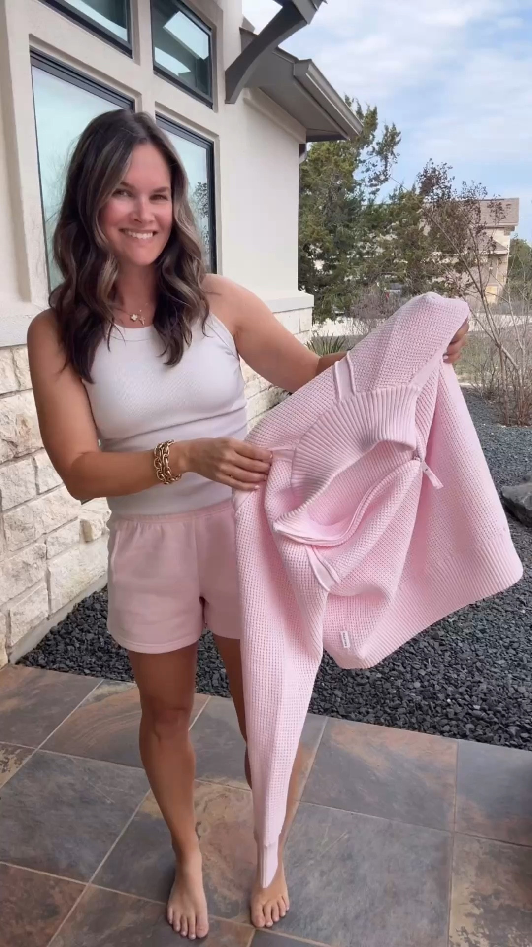 Comment “SPRING SET” for deets. Is this not the perfect set going into spring?!  This Aerie matching set = soft, flattering, and the easiest one-and-done outfit for errands or school pickup. Effortless but elevated. 👏👌


#LTKgrwm #LTKmomlife #LTKootd