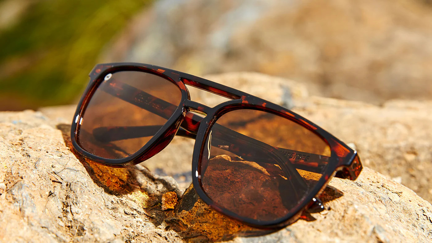 Glossy Tortoise Shell / Amber Brightsides | Knockaround