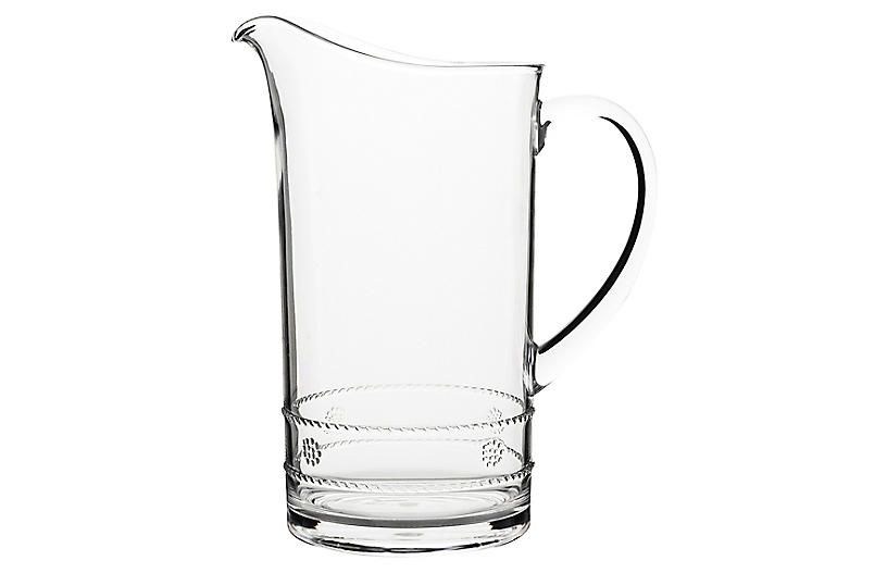 Isabella Acrylic Pitcher, Clear | One Kings Lane