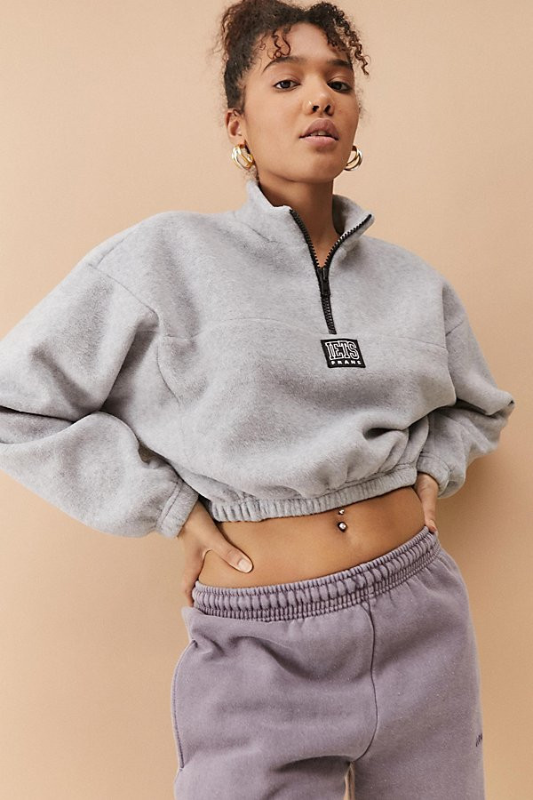 iets frans. Varsity Fleece Bubble Hem Sweatshirt | Urban Outfitters (US and RoW)