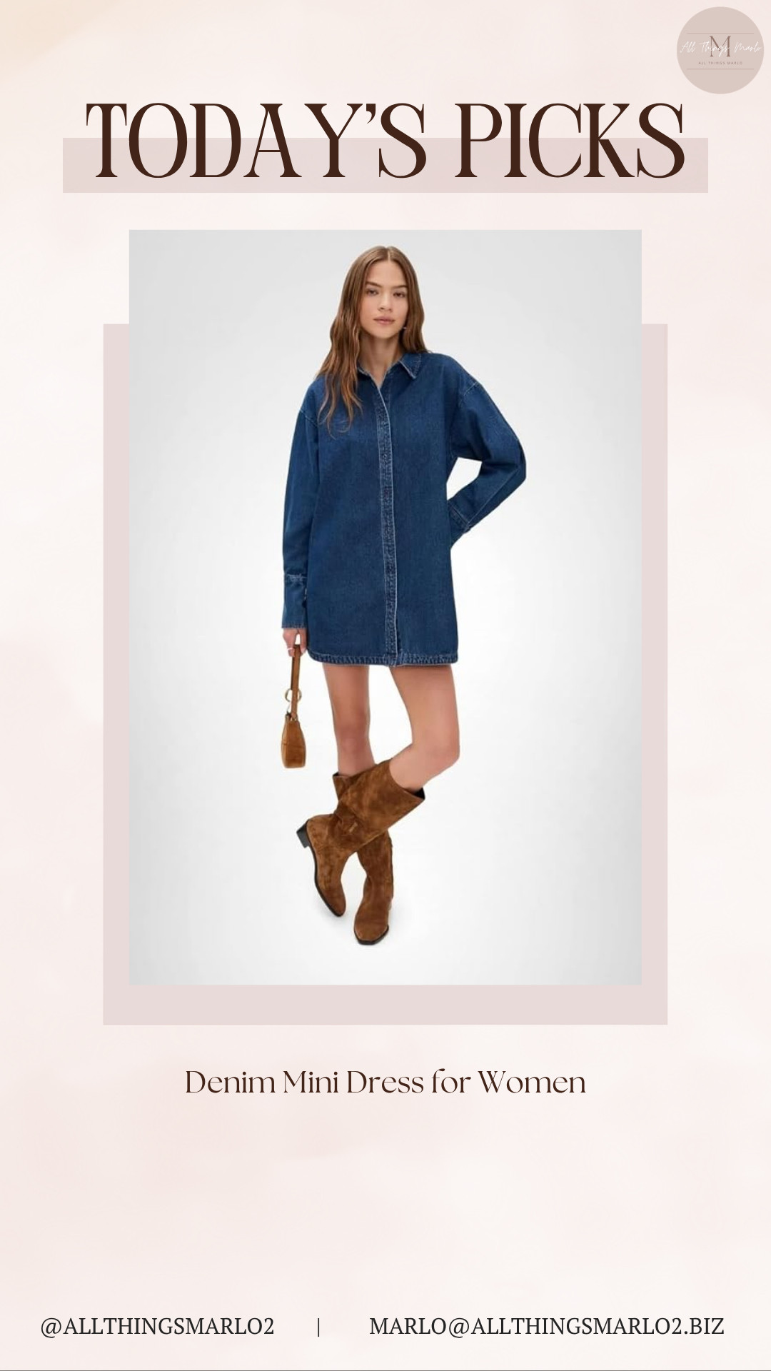 Denim Mini Dress for Women 

 #LTKSeasonal #LTKWorkwear #LTKTravel