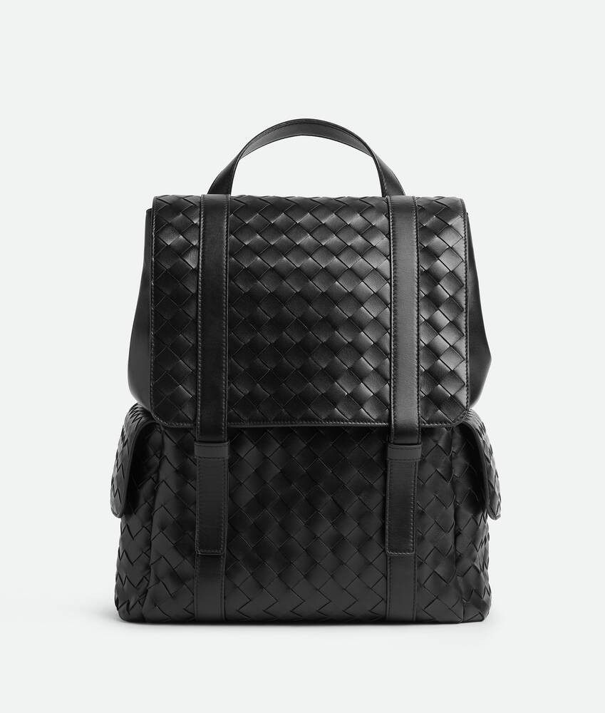 Men's Back To School Backpack in Black | Bottega Veneta US | Bottega Veneta