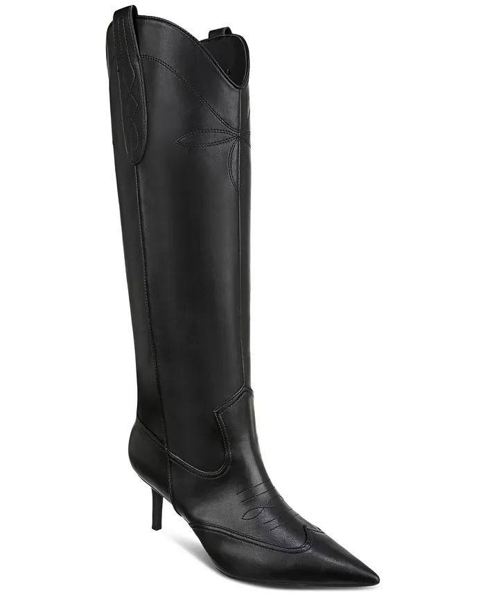 Women's Hayleigh Mid-Heel Cowboy Boots, Created for Macys | Macy's