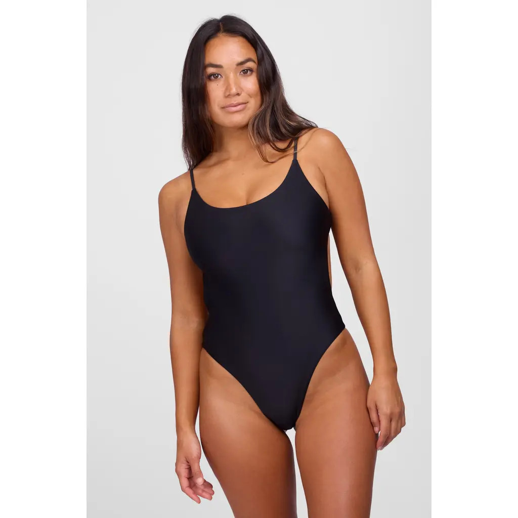JOLYN Vanessa Surf One Piece in Black at Nordstrom, Size Small | Nordstrom