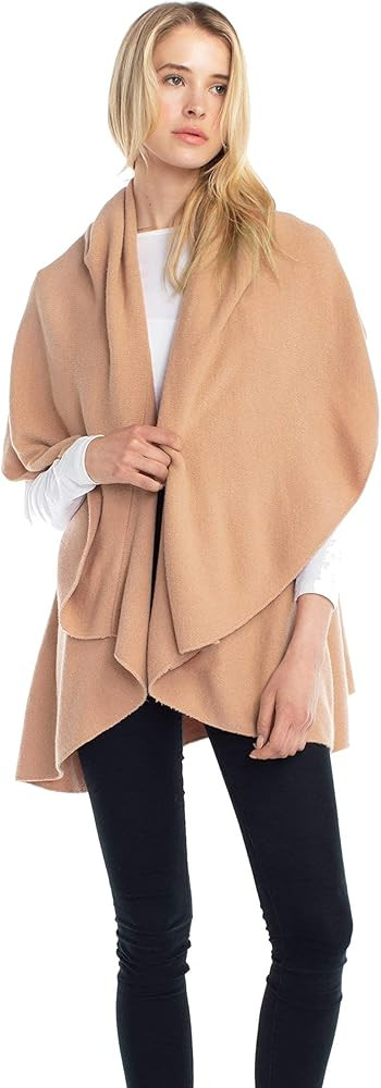 Look By M Women's Basic Shawl Vest | Amazon (US)