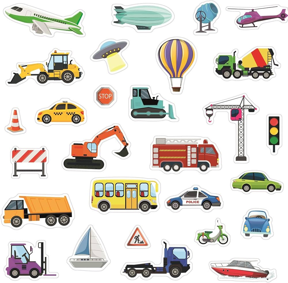 WALPLUS 28 Pieces Gel Clings Window Gel Clings Decals Stickers for Kids Toddlers Window Stickers ... | Amazon (US)