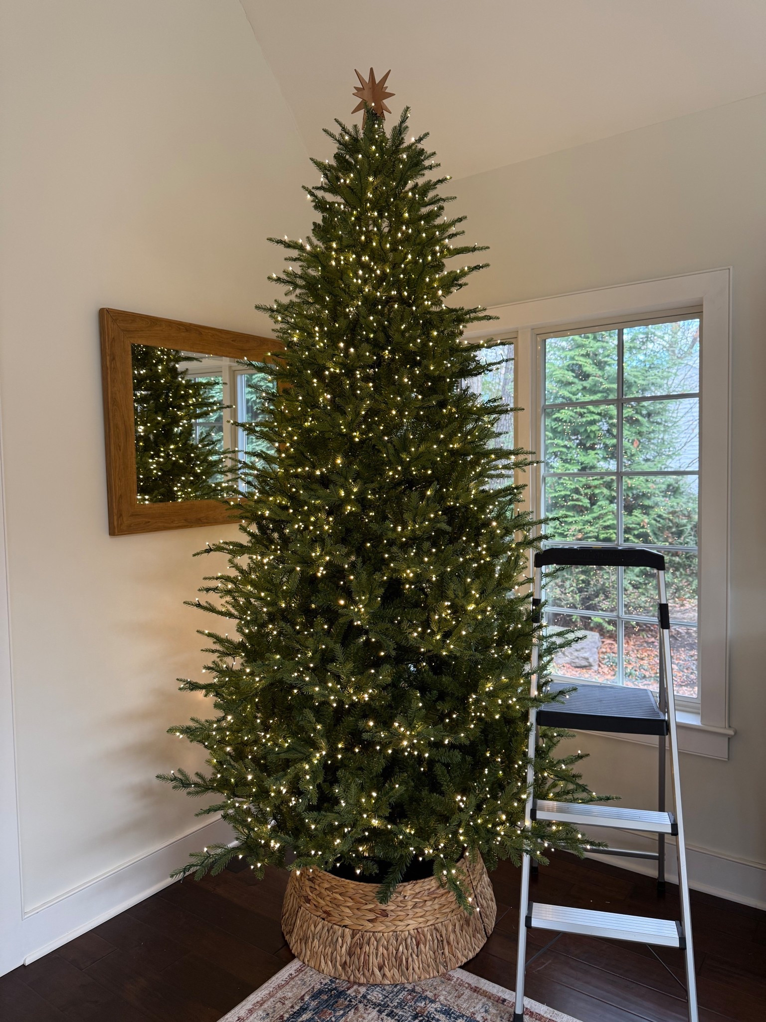 And our tree is up!

#LTKSeasonal #LTKHoliday #LTKHome