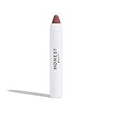 Honest Beauty Lip Crayon-Demi-Matte, Fig with Jojoba Oil & Shea Butter | Lightweight, High-Impact Co | Amazon (US)