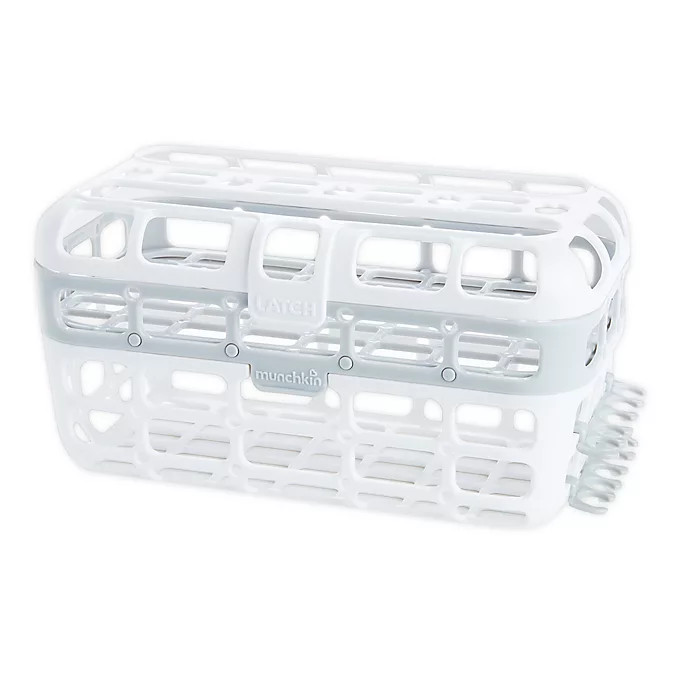 Munchkin®  High Capacity Dishwasher Basket in Grey/White | buybuy BABY