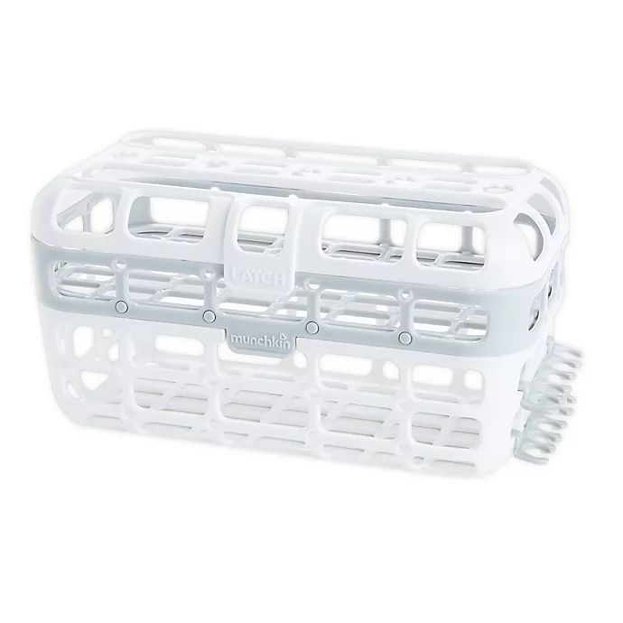 Munchkin®  High Capacity Dishwasher Basket in Grey/White | buybuy BABY