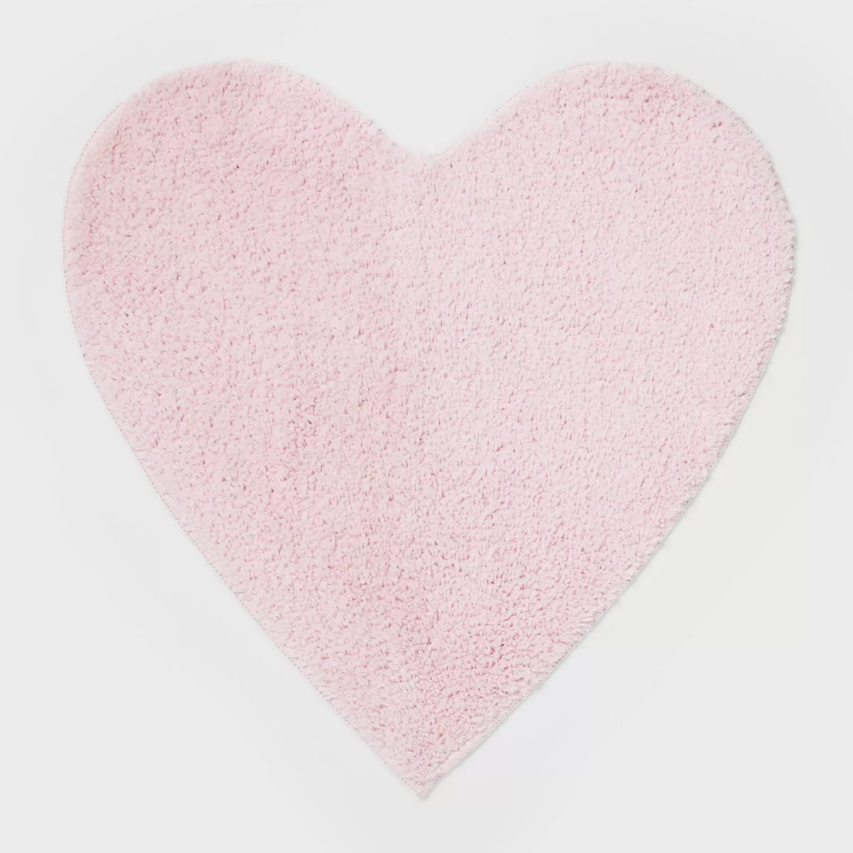 24"x24" Valentine's Day Shaped Heart Non-Slip Bath Rug - Room Essentials™ | Target
