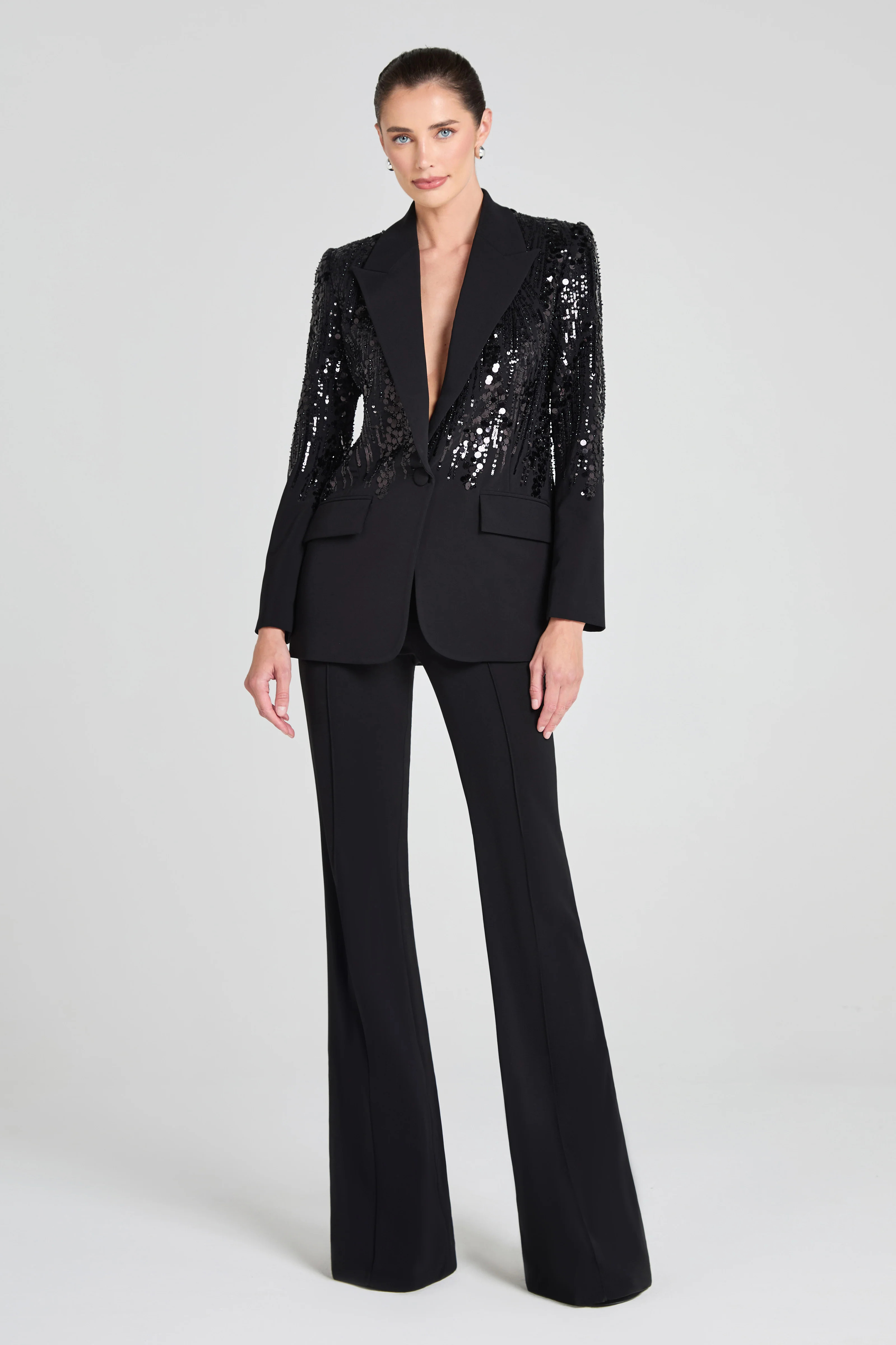 Lucille Black Blazer | Nadine Merabi