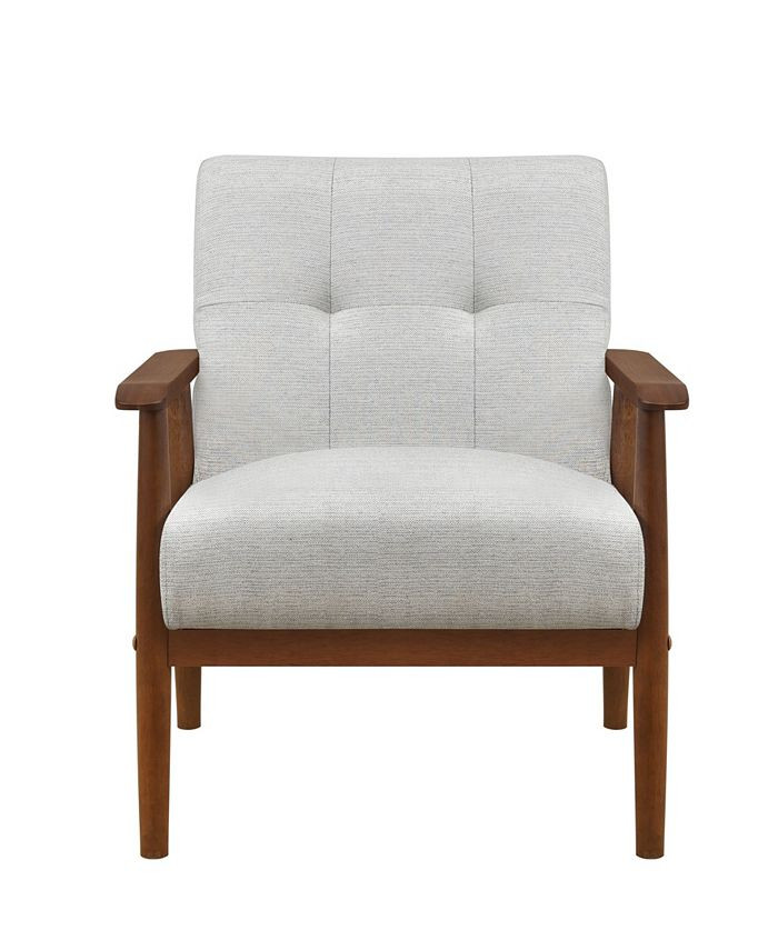 HMI Tufted Wood Frame Chair & Reviews - Furniture - Macy's | Macys (US)