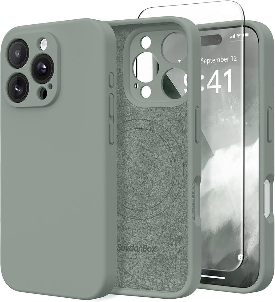 Magnetic for iPhone 16 Pro Case, Compatible with MagSafe, [Full Camera Protection][2 Screen Prote... | Amazon (US)