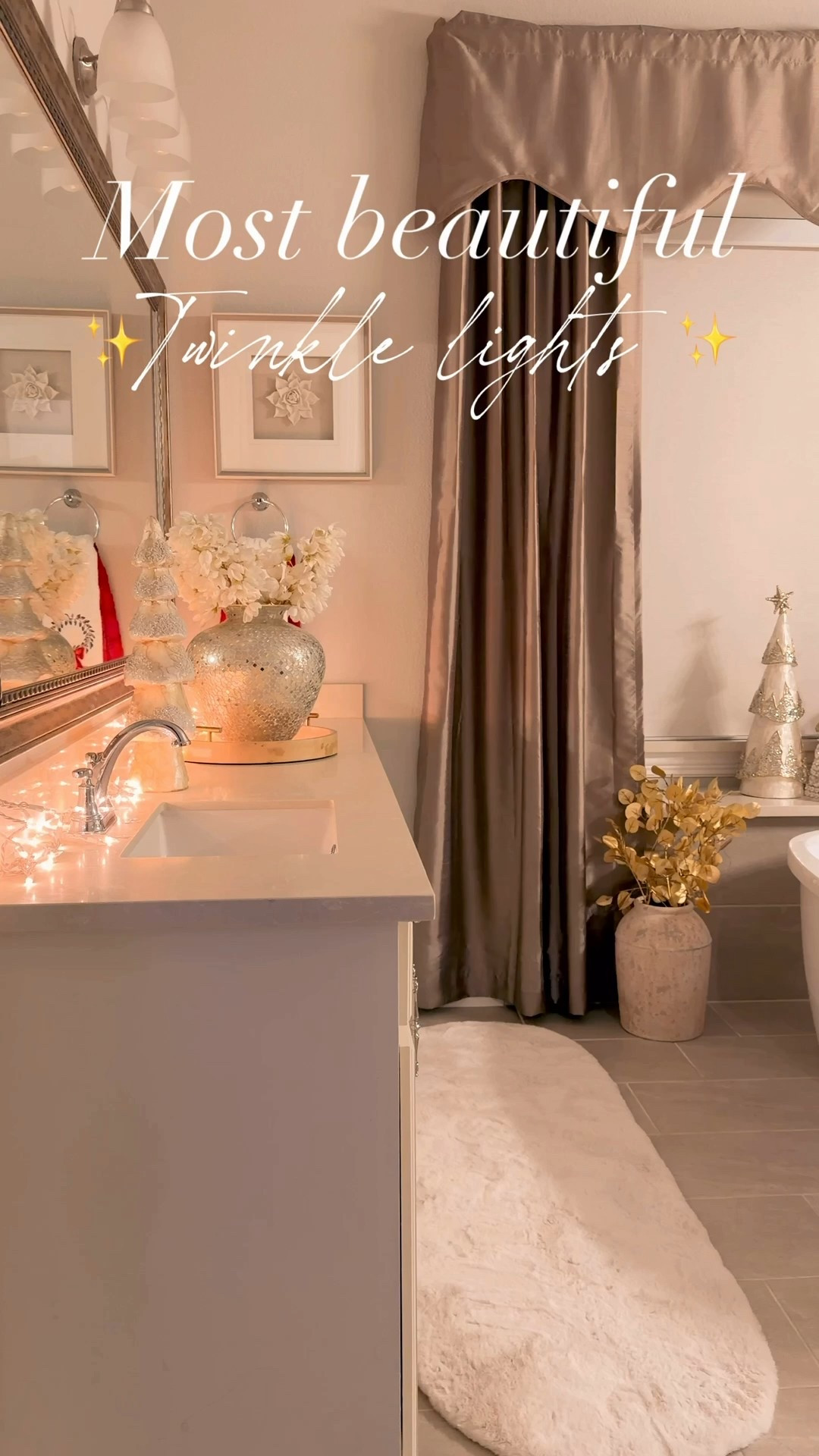 Seriously the most beautiful twinkle ✨ lights! The color is warm & creates the most beautiful cozy ambiance 
These are outdoor lights but I used them inside my home 


@target #target #targethome 