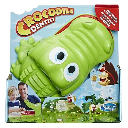 Hasbro Crocodile Dentist Game, 2-4 Players, for Ages 4+ | Walmart (US)