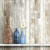 RoomMates Distressed Wood Peel and Stick Wallpaper | Removable Wallpaper | Self Adhesive Wallpaper,  | Amazon (US)
