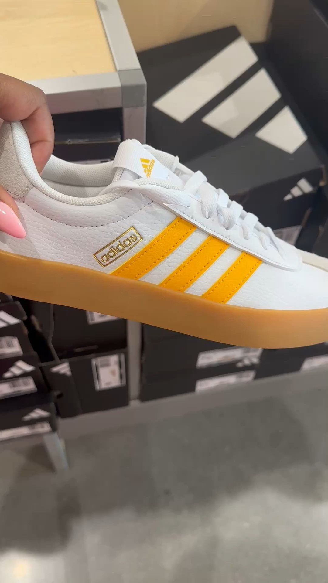 Golden hour in sneaker form ☀️✨ These Adidas VL Court sneakers bring retro vibes with a bold pop of yellow. Comfy, classic, and under $75—yes please!

#LTKShoeCrush #LTKStyleTip #LTKSaleAlert