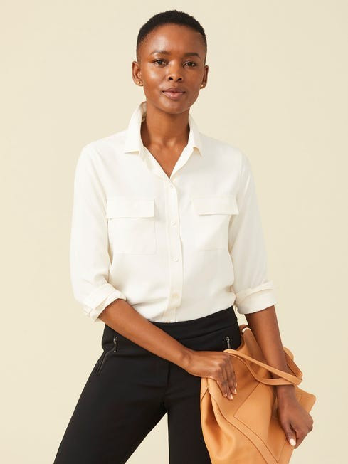 Miris Silk Shirt | J.McLaughlin