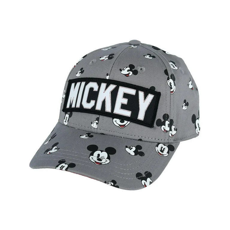 Jerry Leigh Disney Kids' Mickey Mouse Print Baseball Cap - Walmart.com | Walmart (US)
