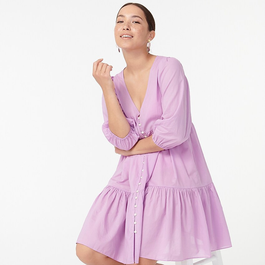 Button-front beach dress | J. Crew US