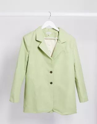 Ghospell relaxed dad blazer in green co-ord | ASOS (Global)