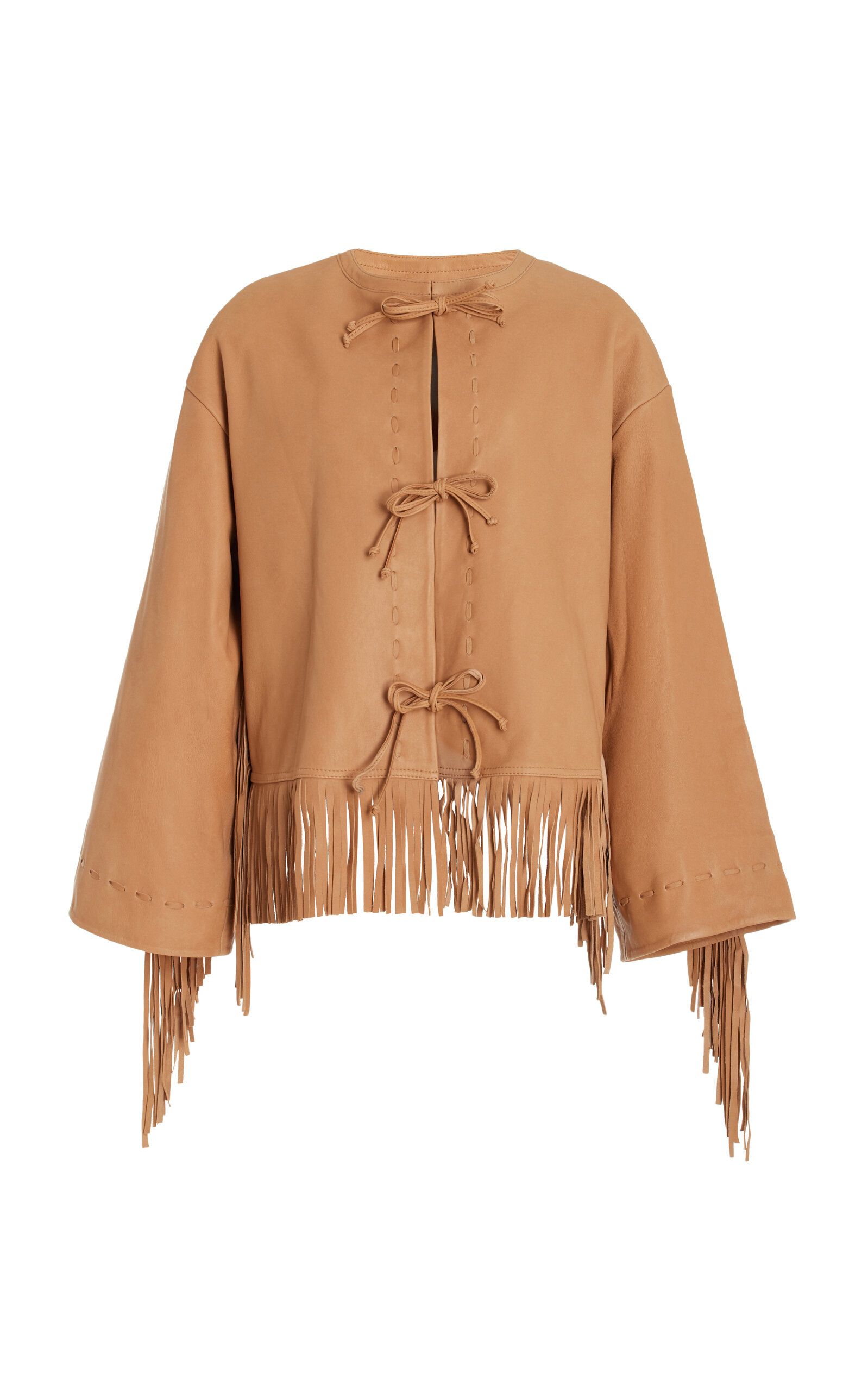 Fringed Leather Jacket | Moda Operandi (Global)