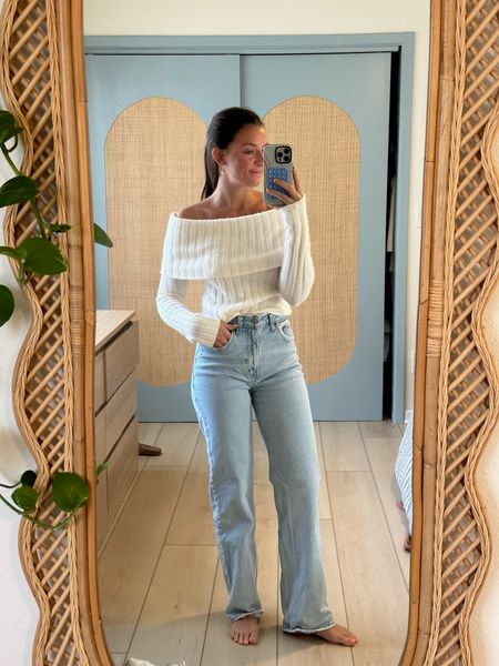Abercrombie look packed for california!! this is one of my favorite tops, its still available in other colors but linked some similar in this pretty white shade:) 

jeans:  size 24 in the color “light” 

#LTKSeasonal #LTKMostLoved #LTKfindsunder100
