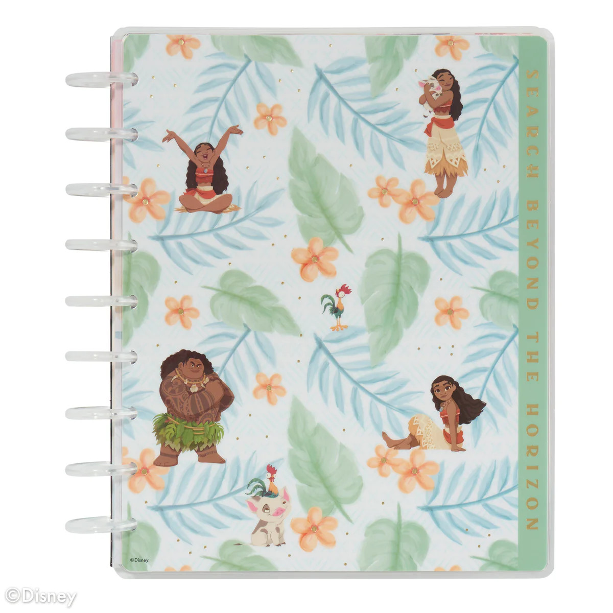 Disney Moana - Classic Guided Wellness Journal - 80 Sheets | Happy Planner