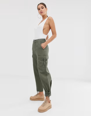 ASOS DESIGN twill utility combat pants | ASOS US