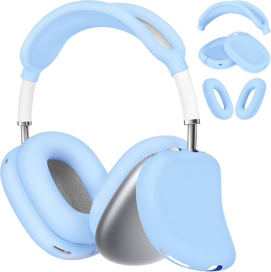 AIRSPO Airpods Max Case Cover, Silicone Case Cover for AirPods Max Headphones, Anti-Scratch Ear P... | Amazon (US)