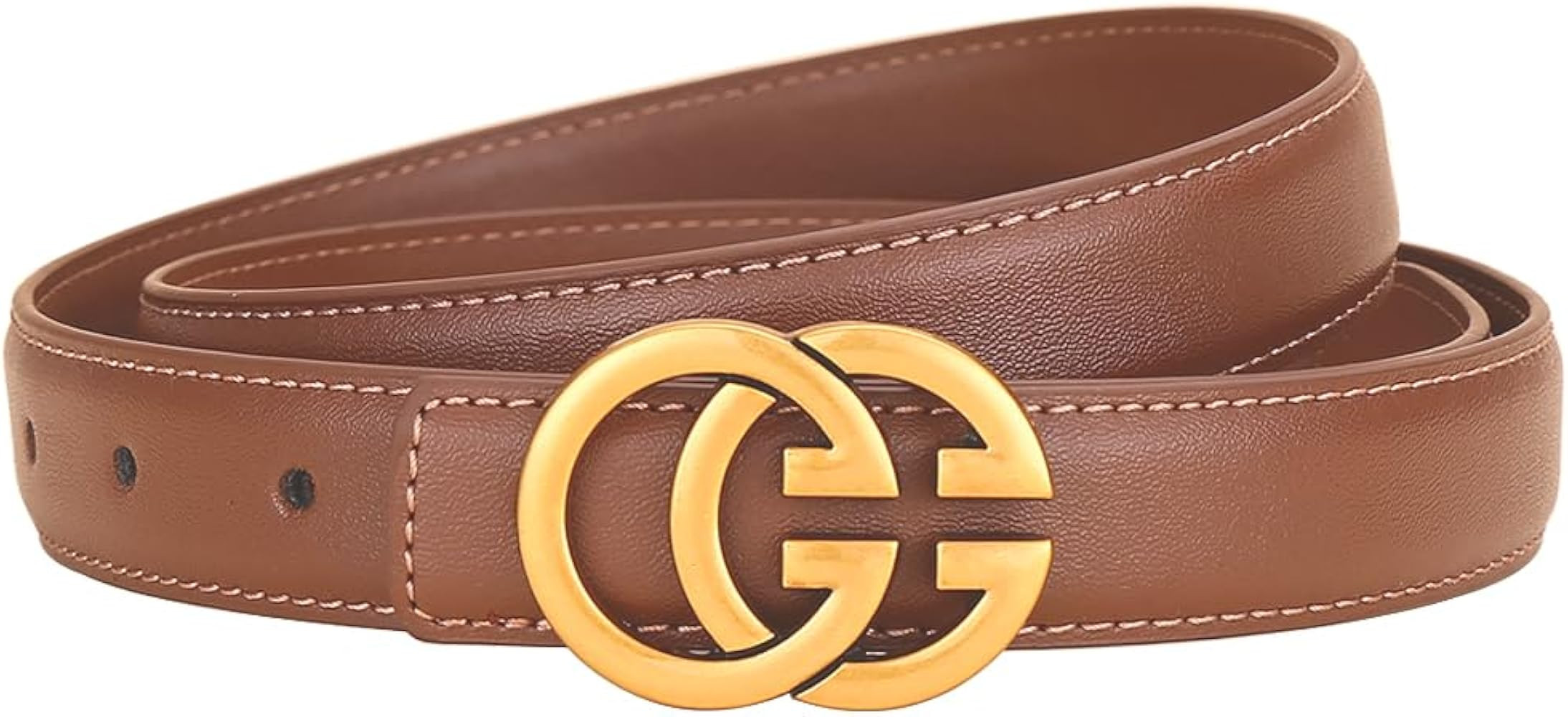 Classics Leather Belt for Women Fashion Ladies Belts for Jeans Dress Pants | Amazon (US)