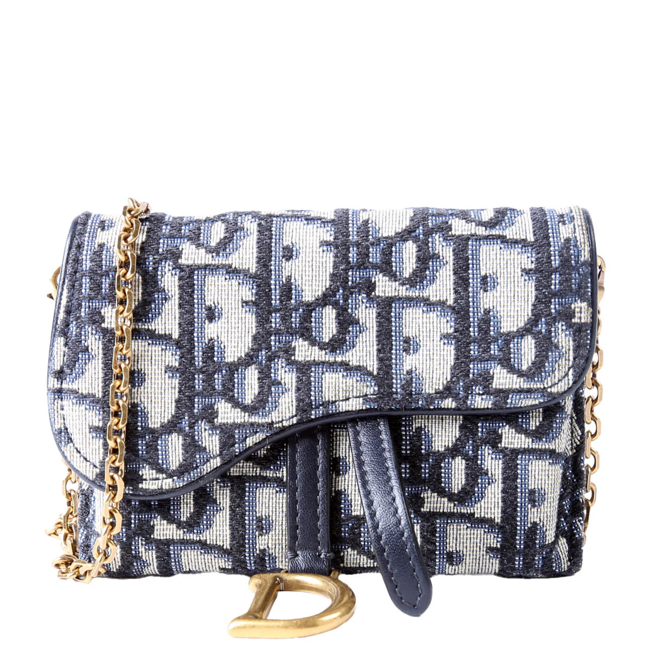 Nano Saddle Pouch Oblique | Keeks Designer Handbags