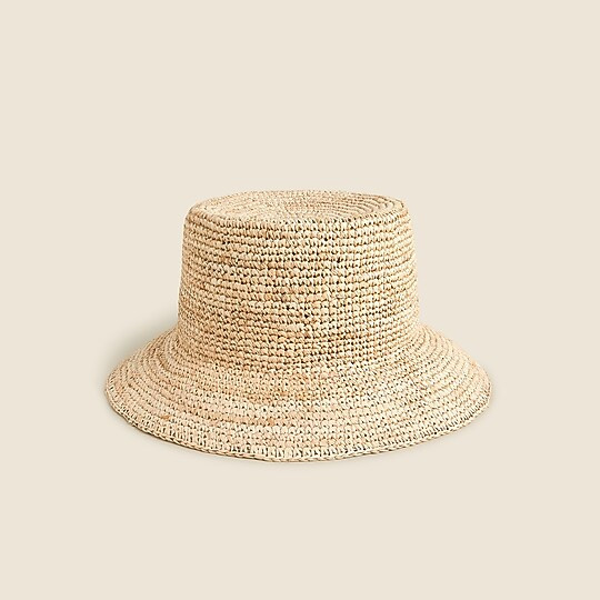 Raffia bucket hat | J. Crew US
