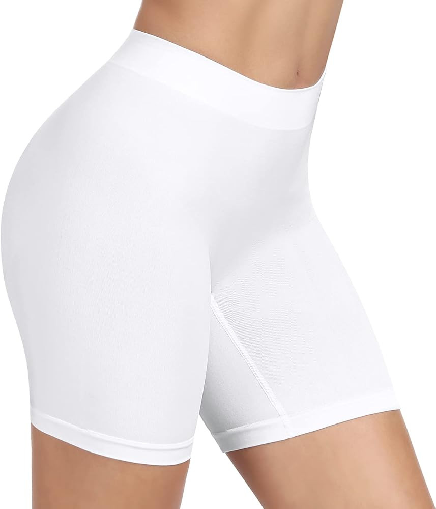 BESTENA Slip Shorts for Under Dresses Seamless Smooth Workout Yoga Bike Shorts for Women | Amazon (US)