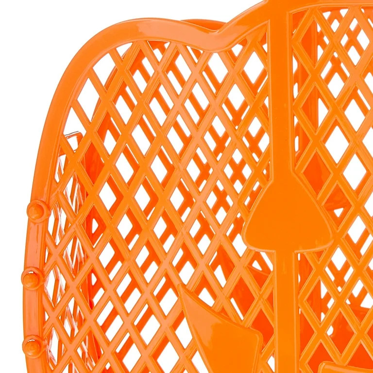 Jack-o'-Lantern Boo Basket, Orange, 10", Halloween by Way To Celebrate - Walmart.com | Walmart (US)