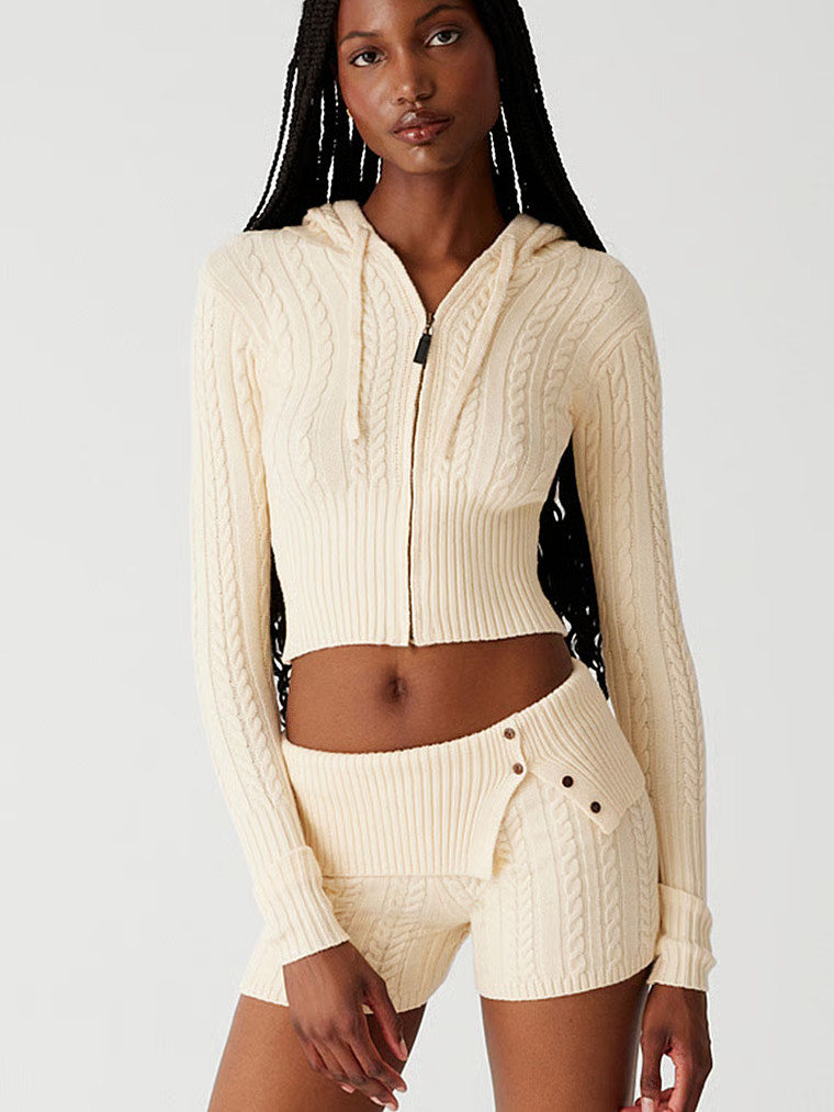 Aimee Cloud Knit Zip-Up Hoodie | Victoria's Secret (US / CA )