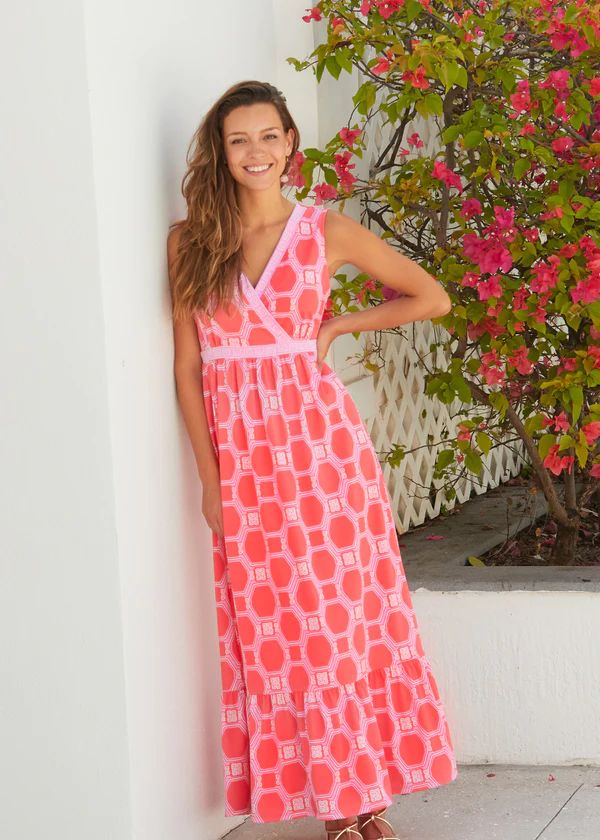 Spring Regatta Ruffle Maxi Dress | Cabana Life