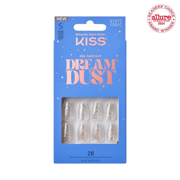 KISS Gel Fantasy Dreamdust, Mood Dust, Short Coffin, 28 count., Mood Dust | Walmart (CA)
