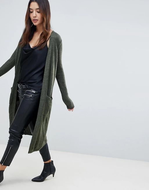 Y.A.S Long Knitted Cardigan | ASOS US