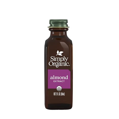 Simply Organic Almond Extract, 2 Ounce Glass Jar, Warm Sugar-free Vegan Flavor for Desserts, Coffee and Smoothies | Amazon (US)