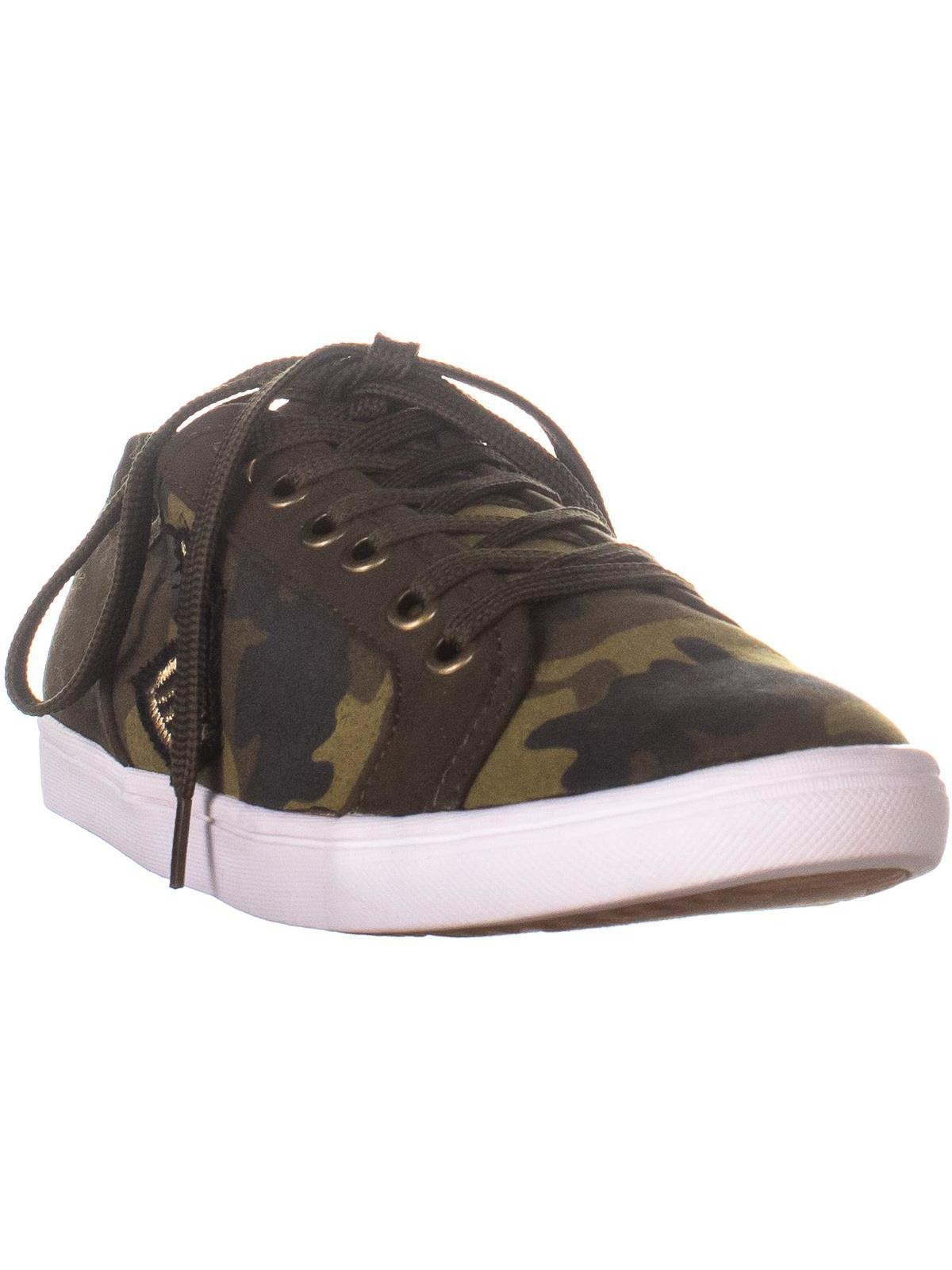 Womens AR35 Melina2 Low Top Lace Up Sneakers, Green Camo, 6.5 US | Walmart (US)