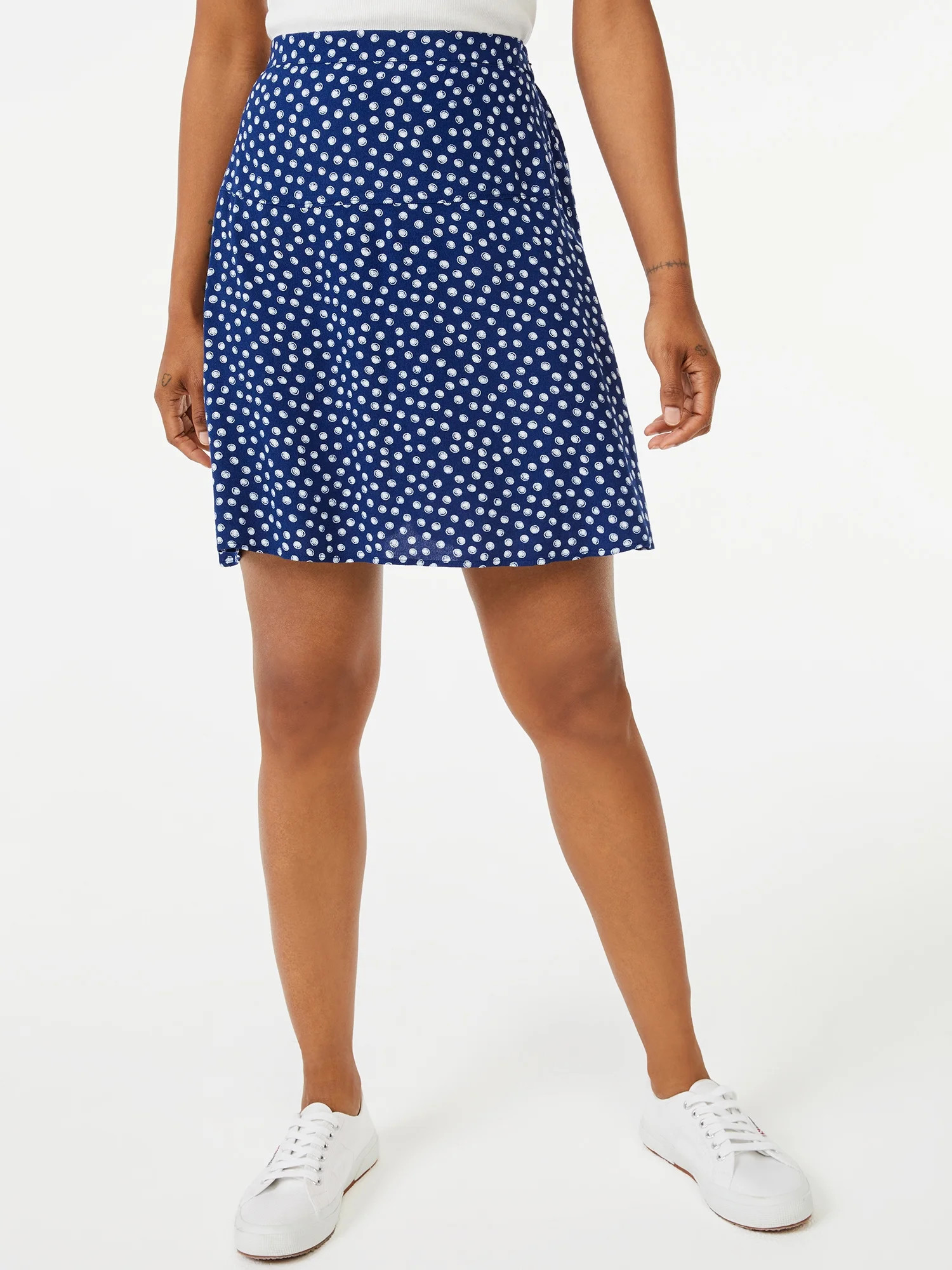 Free Assembly Women's Flutter Mini Skirt - Walmart.com | Walmart (US)