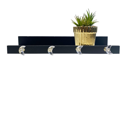 Ledge Wall Shelf With Moon Hooks | Five Below